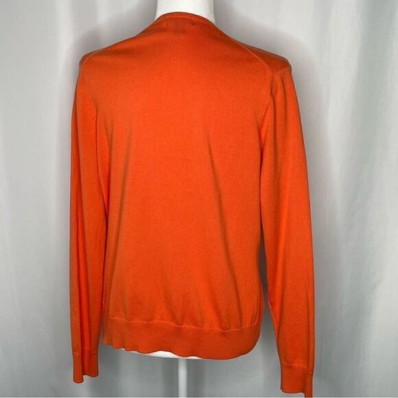 Lands End Cardigan with Ruffle Detail size Medium - Picture 2 of 6